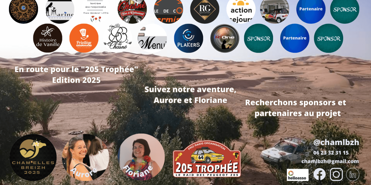Aurore et Floriane participent au raid humanitaire « 205 Trophée » édition 2025