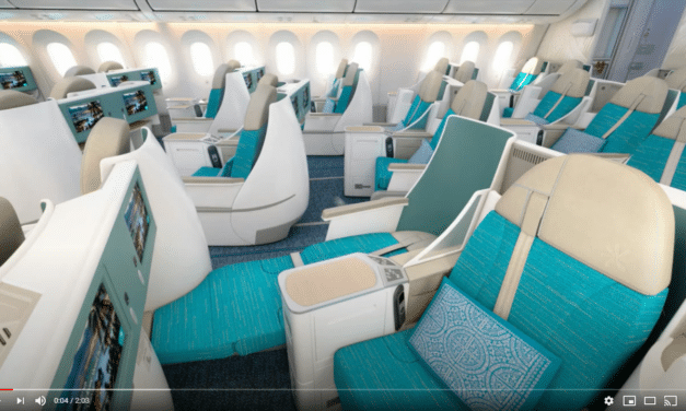 B787 AIR TAHITI NUI Business Class, cabin tour, layout, seat, bed, design, Boeing,
