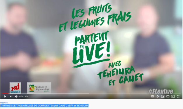 TARTINES DE TAGLIATELLES DE COURGETTES par CAUET, JEFF et TEHEIURA