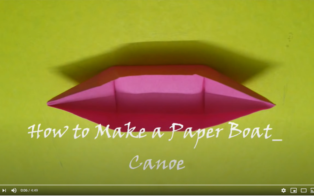 How to Make a Paper Boat Canoe