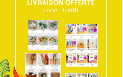 Une nouvelle boutique est en ligne « tahiti à la réunion »