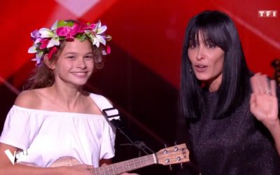 Noémie de TAhiti a été retenue à the voice kids france dans l&rsquo;audition à l&rsquo;aveugle