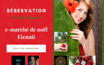 Les réservations en tant que e-exposant au e-marché de noël Etenati sont ouvertes