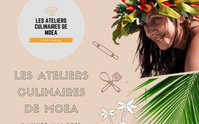 Les ateliers culinaires de moea démarrent en janvier 2021