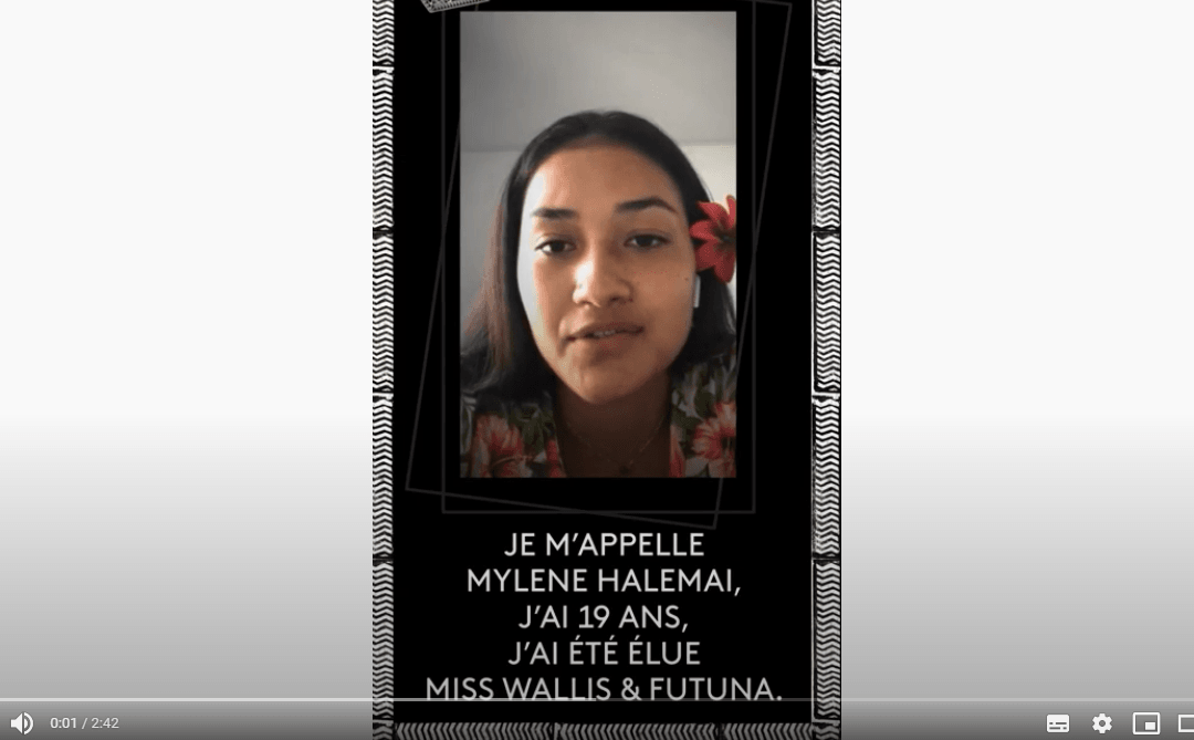 polynésie la 1ère interview Miss Wallis et Futuna