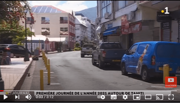 Première journée de l&rsquo;année 2021 autour de Tahiti par Polynésie la 1ere