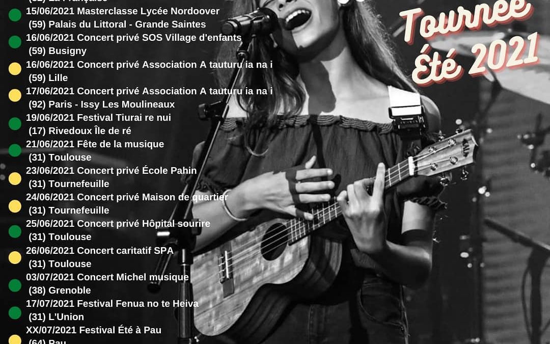 Noémie – the voice kids 7 – est arrivée en métropole et fera sa tournée tout l&rsquo;été