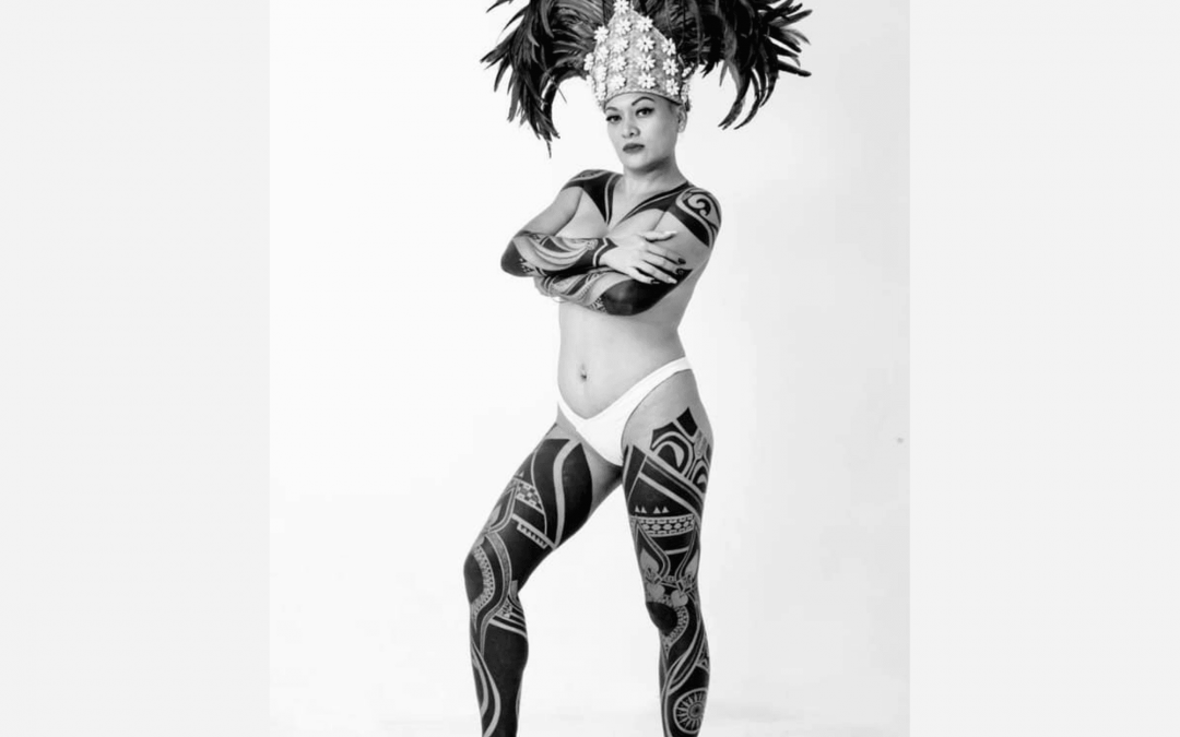 Poerani Tehuiotoa miss Tatau 2019 (Tahiti) gagne le prix du public à Miss Tattoo France 2021
