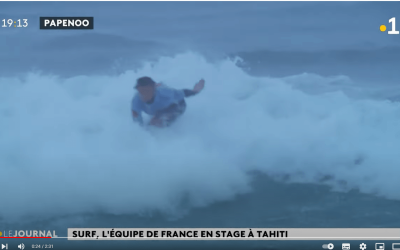 Surf : l’équipe de France en stage à Tahiti