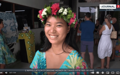 Le mono&rsquo;i de Tahiti fête ses 30 ans et vise l&rsquo;Appellation d&rsquo;Origine Protégée￼