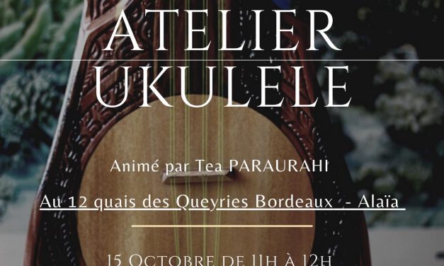 Atelier Ukulele au festival polynésien à Bordeaux