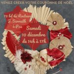 Atelier création couronne de noël à PAU 09090