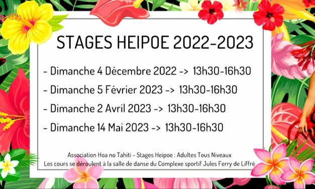 Stages Heipoe à Liffré 35340
