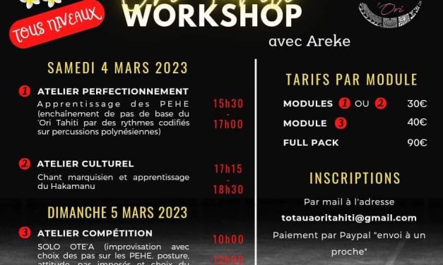 Workshop Ori Tahiti