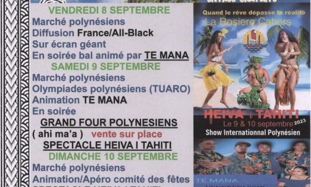 Festival de la Polynésie à la Rosière Cahors (46)