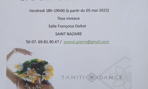 Cours de danse polynésienne sur Saint Nazaire avec Poevai