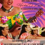 Tauhiro Moerani en concert à Mansac 19520