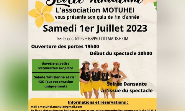 Soirée Tahitienne à Ottmarsheim