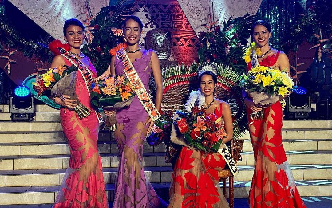 Ravahere SILLOUX élue Miss Tahiti 2023