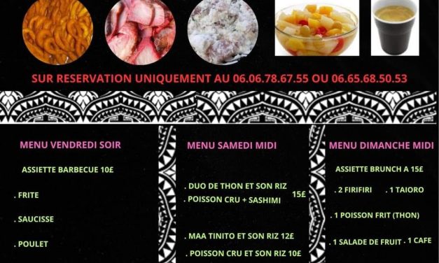 Brunch et menus
