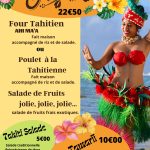 Menu spécial Polynésie à la fête du Lotus à Saint-Cyr-en-Talmondais 85540
