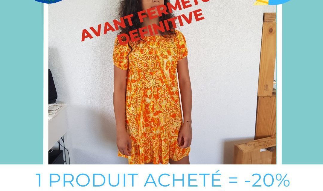 Liquidation des stocks chez Pop Up Pacific Store