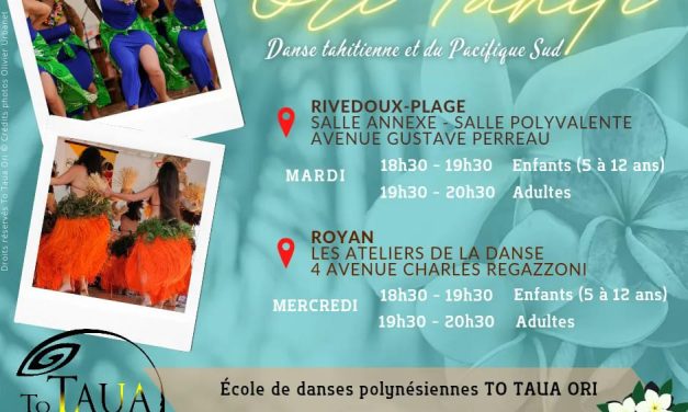 Rentrée « To Taua &lsquo;Ori » – cours de danses polynésiennes