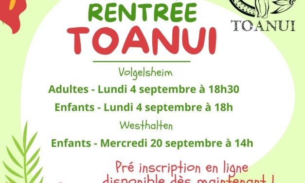 Rentrée pour TOANUI – danses polynésiennes – Westhalten