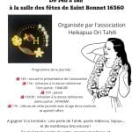 Initiation danse tahitienne à Saint Bonnet 16360