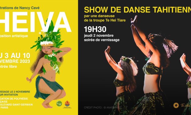 Vernissage de Nancy Cavé et danse tahitienne le soir