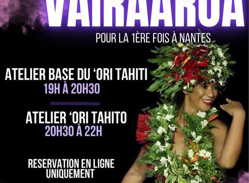 workshop avec Tumata VAIRAAROA sur Nantes (44)