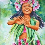 Démonstration de danse tahitienne à Ondres 40440