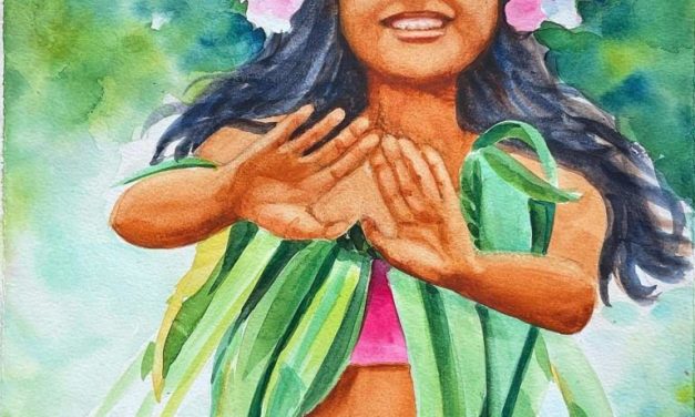 Démonstration de danse tahitienne à Ondres 40440