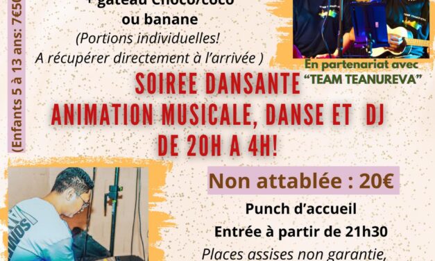 SOIRÉE POLYNÉSIENNE À OLLIOULES (83) – full local dance night