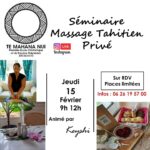 Séminaire massage tahitien