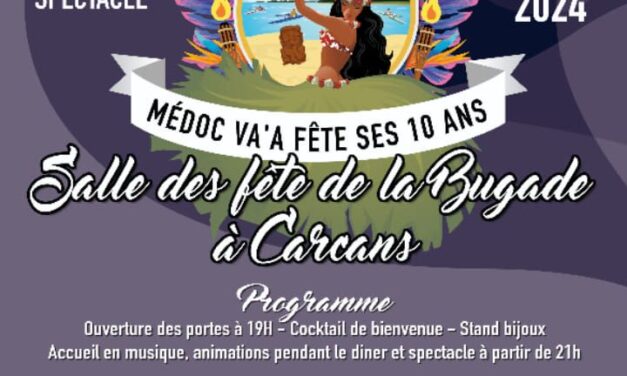 Soirée Polynésienne avec Medoc Va&rsquo;a à Carcans