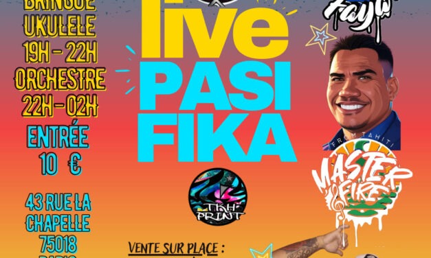 Live pasifika bringue ukulele sur Paris