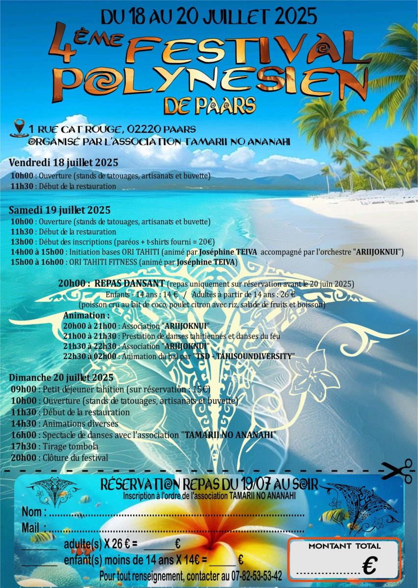4ème festival polynésien de Paars