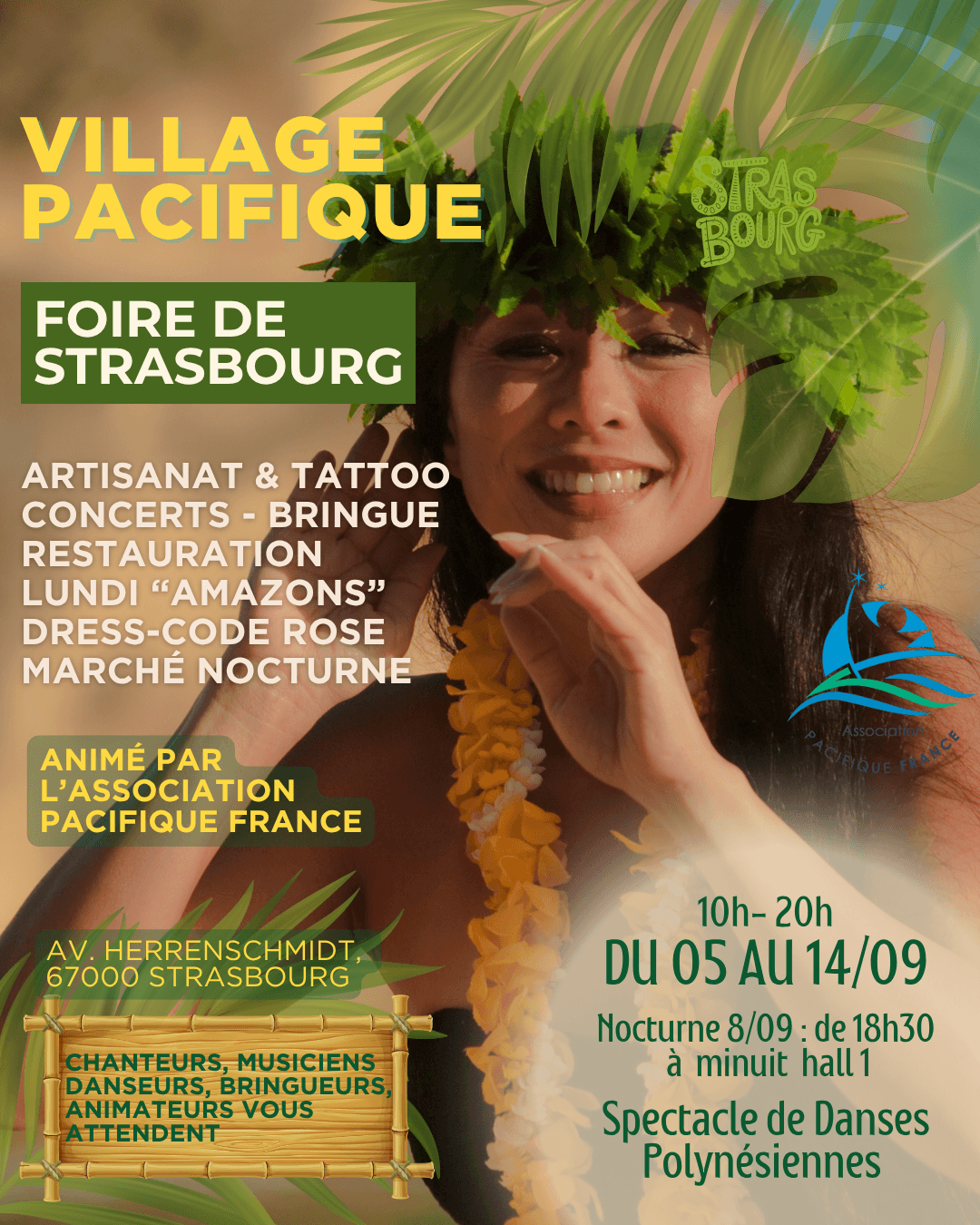 Village Pacifique France Foire de Strasbourg 2025