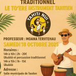 Atelier ukulele et percussion tradtionnel