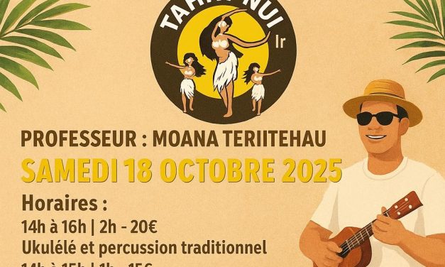 Atelier ukulele et percussion tradtionnel